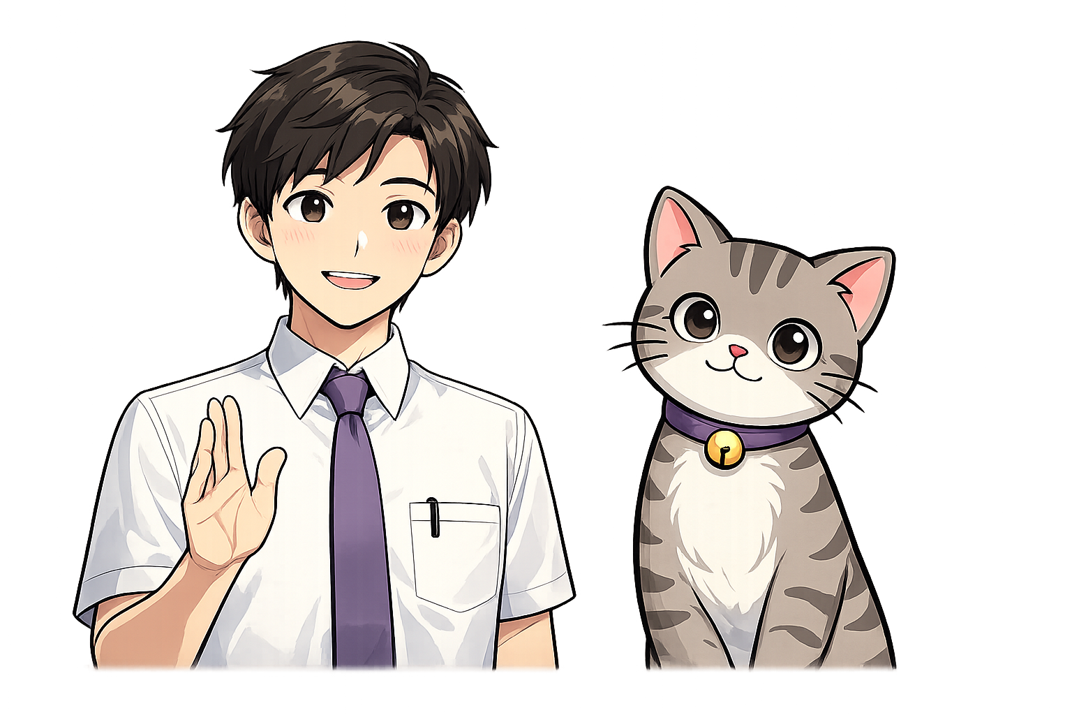 たけまる君とトラ先生